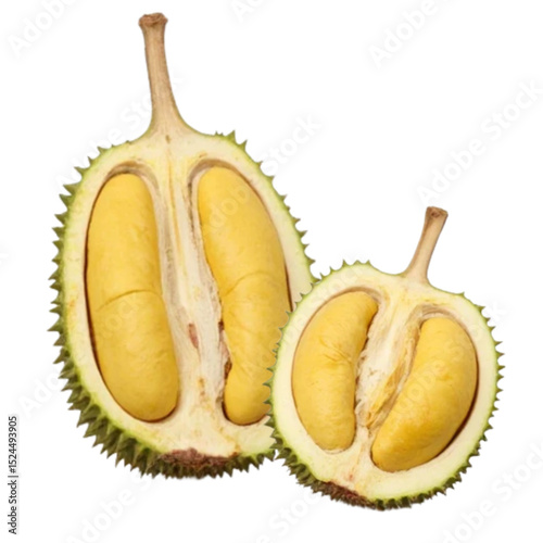 Durian isolated icon with no background design element
