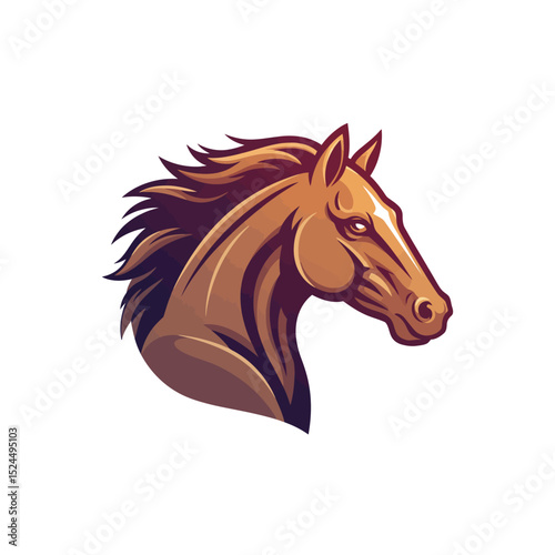 Horse Logo Template Vector icon illustration design