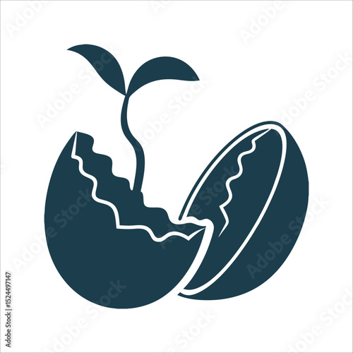 Sprouting Seed: New Life Emerges