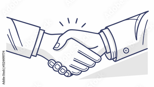 Two Hands Shaking in a Business Deal