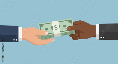 hand holding money