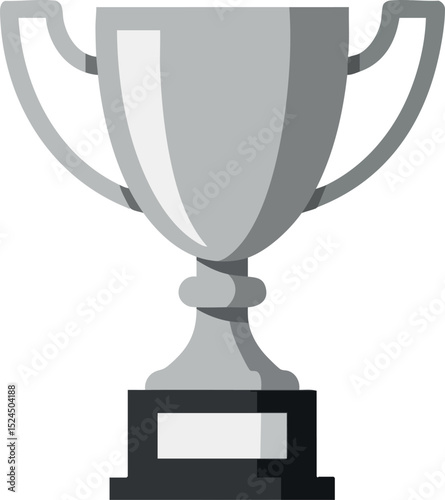 Trophy cup award symbol for achievement success recognition in competitions vector 