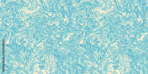 Dye wash indigo blue textur border fabric effect background. Seamless edging trim pattern in masculine Japanese block print style. Perfect for washing tape, ribbon and banner design