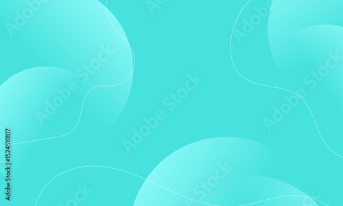 Minimalist background green. With style circle which shining of front. Bakcground vector ilustation