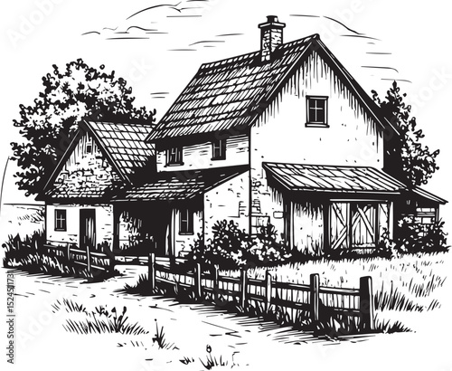 old house in the woods