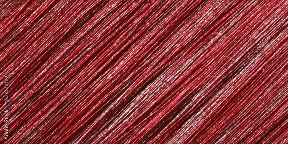 Obraz premium Red Diagonal Textured Fabric