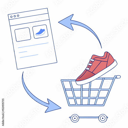 Streamlined Online Shoe Shopping From Browsing to Checkout