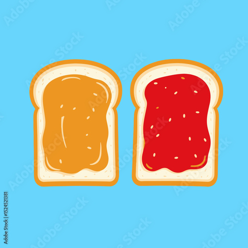 Cartoon Peanut Butter and J...