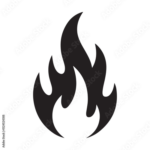 vector fire icon