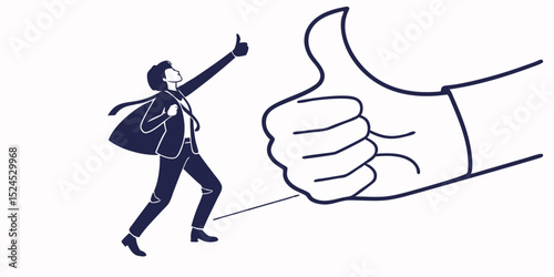 Cartoon baseball player illustration with a thumbs up sign