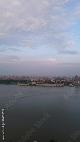 Sunset Aerial - Fort Lee & NYC Skyline