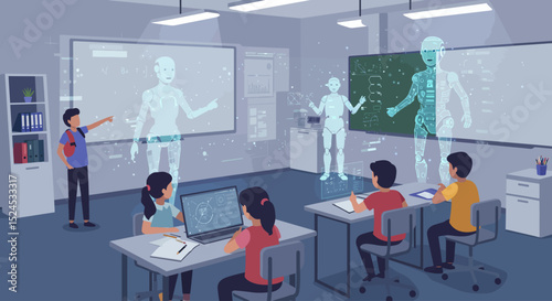 Innovative Classroom Holographic Anatomy Lessons and Interactive Learning Experiences