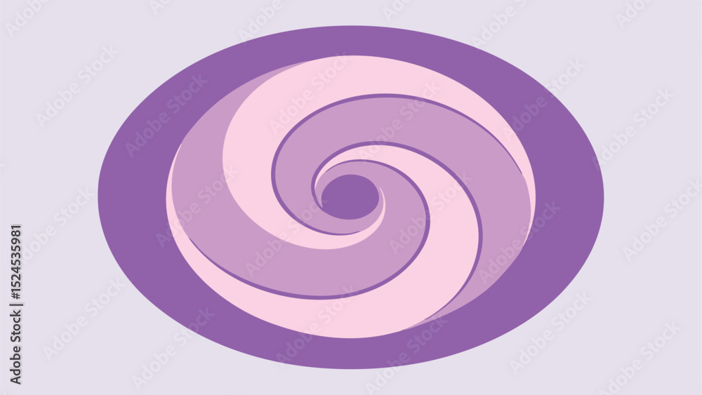 Swirling abstract design in purple tones with transparent background for creative projects Swirling abstract design in purple tones with transparent background for creative projects