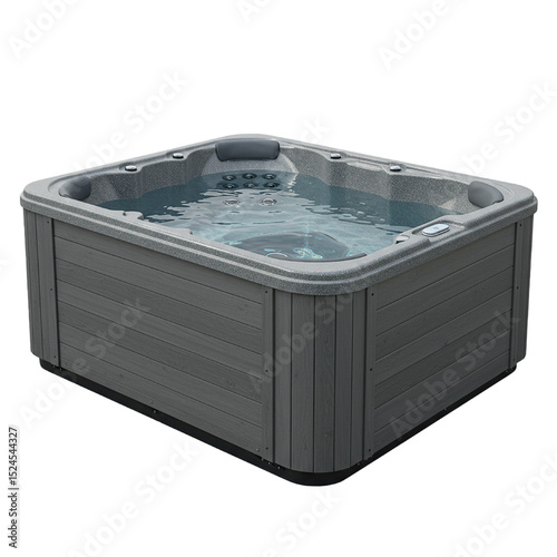 Jacuzzi isolated on white background