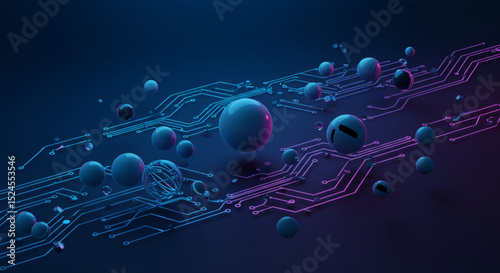 blue circuit board