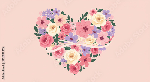 heart of flowers