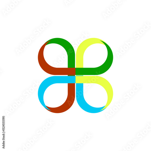 Infinity Design Vector icon illustration Logo template design
