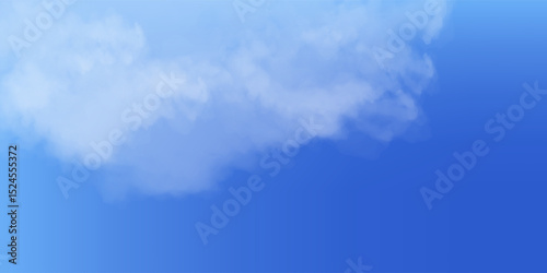 Cloudy blue sky abstract background, blue sky background with tiny clouds, 3d rendering