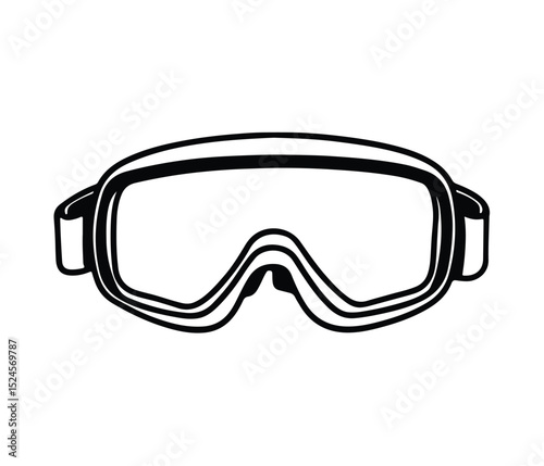 Virtual Reality Helmet Icon VR Goggles Silhouette Vector, Futuristic Gaming Headset Vector, VR Mask Design Graphic, VR Headset Silhouette.