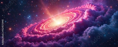 Swirling nebulae in vibrant hues, cosmic dust and gas clouds form abstract shapes in deep space A mesmerizing display of celestial artistry , gas cloud, cosmic dust