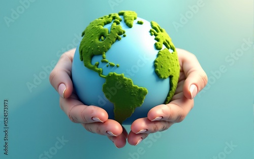 Save earth concept. High quality