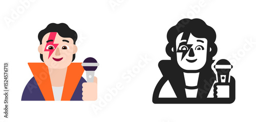 Person with Coffee Dark Hair