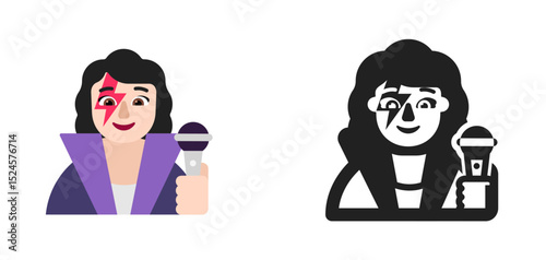 Person with Coffee Dark Hair