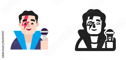 Person with Coffee Dark Hair