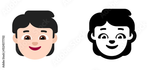 Child Dark Hair