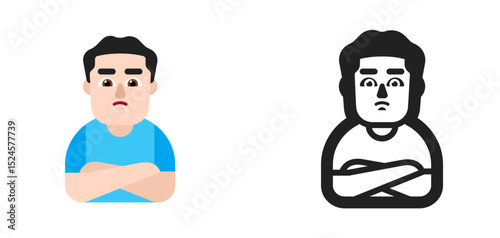 Person with Arms Crossed