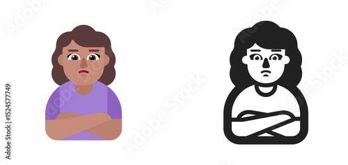 Person with Arms Crossed