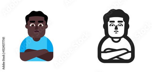 Person with Arms Crossed