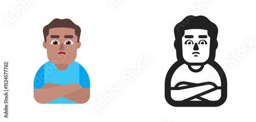 Person with Arms Crossed