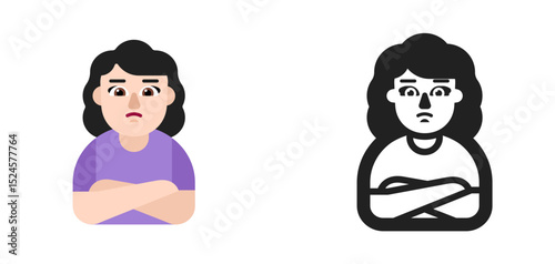 Person with Arms Crossed