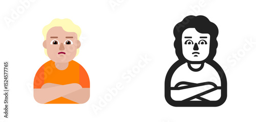 Person with Arms Crossed