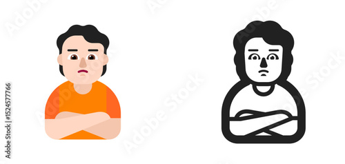 Person with Arms Crossed