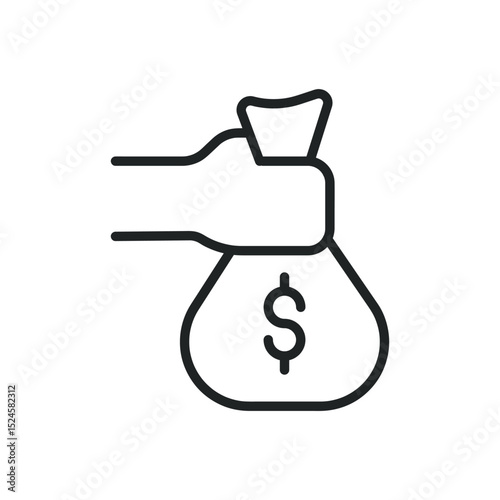 Payment thin line icons. Editable stroke and Perfect pixel on transparent background