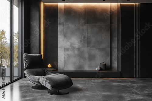 Black and white interior