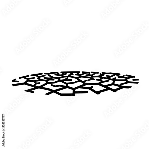 Geometric Abstract Design: A captivating black and white abstract design, showcasing intricate geometric patterns, evoking a sense of modern artistry and minimalist aesthetic.