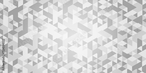 Geometric abstract grid origami white, gray square cube triangulated random cube low polygon triangle textile abstract corporate creative design.	
