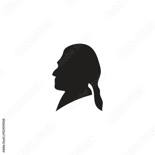 thomas jefferson silhouette illustration thomas jefferson is the third president of the united states