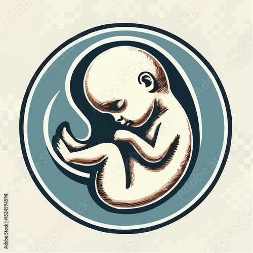 digital art of a fetus in the mother's womb 3