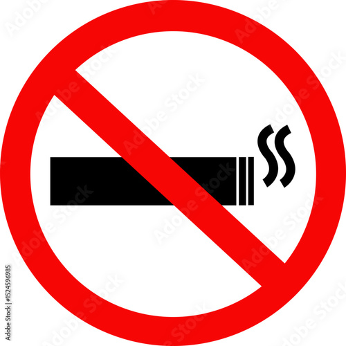 Non-smoking illustration background