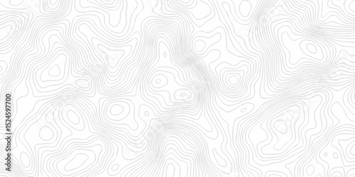 Abstract minimal The patter discovery vector topo map. creative discovery White wave grid stripe line map topography. vector geographic contour mounted map background.	