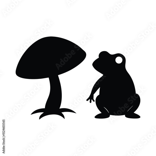 frog on the grass