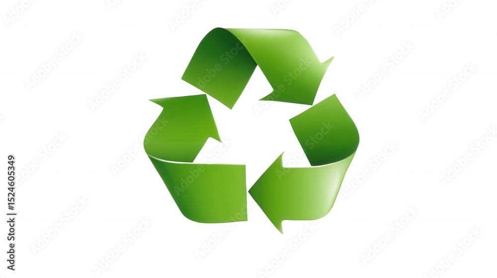 Fototapeta premium Recycling Symbol Green Environmental Icon