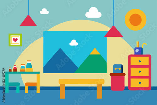 Vibrant Playroom Design Colorful Interior Design for Kids