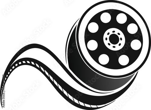 Classic Film Reel Icon