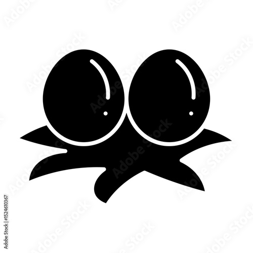 egg glyph icon