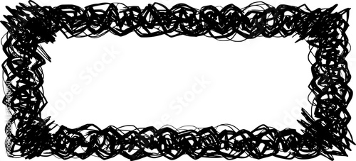 border frame design decor grunge ink 